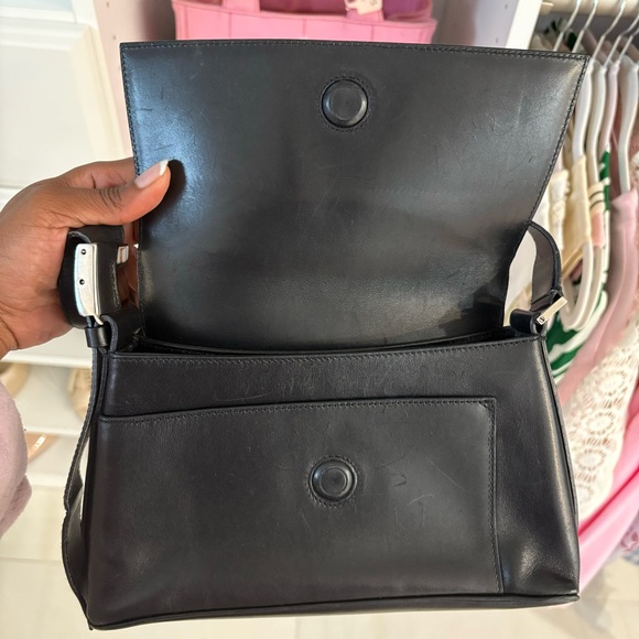 Salvatore Ferragamo Leather Buckle Shoulder Bag 🖤 - Picture 10 of 12